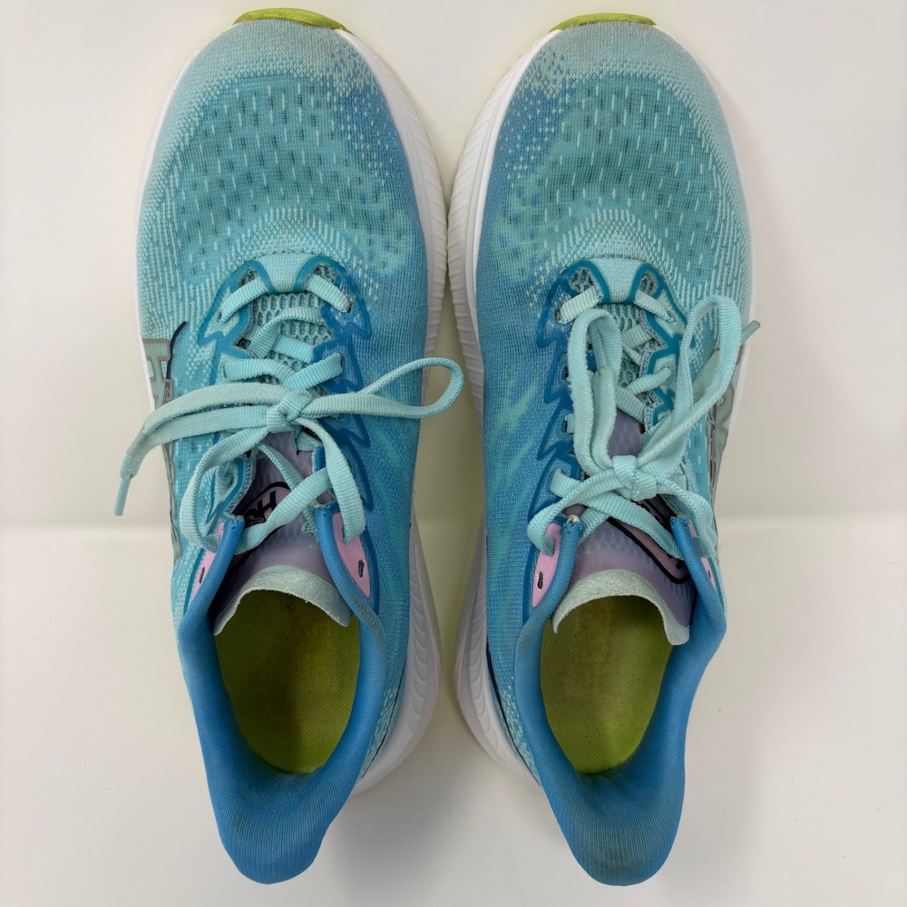 Hoka Mach 6 Size 8 Women's Blue White Athletic Running Shoes 1147810 CSSW - Picture 5 of 8